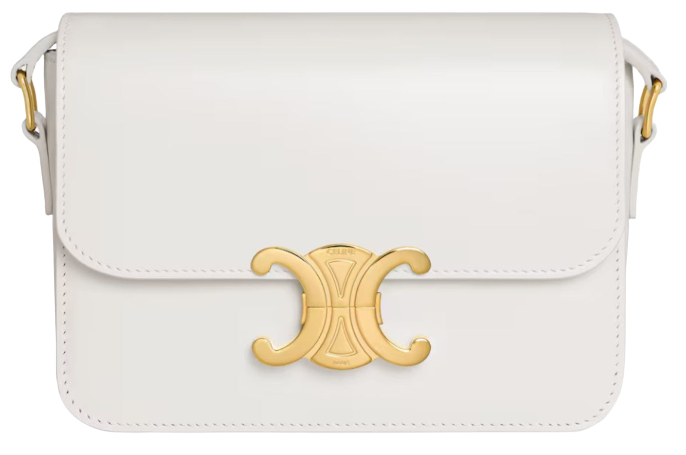 CELINE Teen Triomphe Bag in Shiny Calfskin