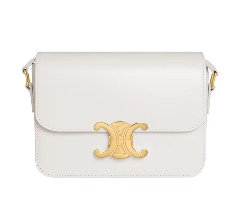 CELINE Teen Triomphe Bag in Shiny Calfskin