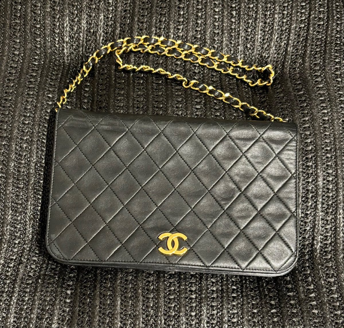 Chanel Vintage Full Flap w/ 24K Gold Plating