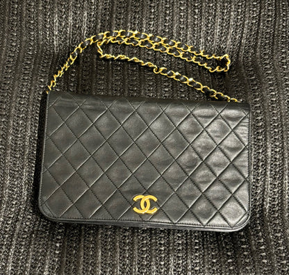 Chanel Vintage Full Flap w/ 24K Gold Plating