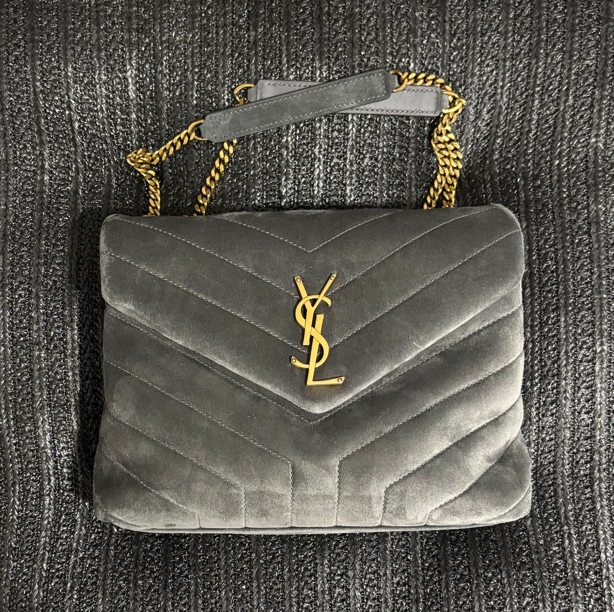Saint Laurent Small LouLou/Suede