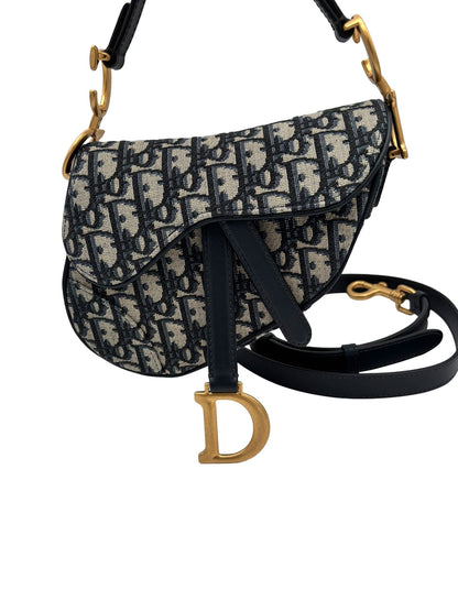 DIOR Mini Saddle Bag Oblique Jacquard