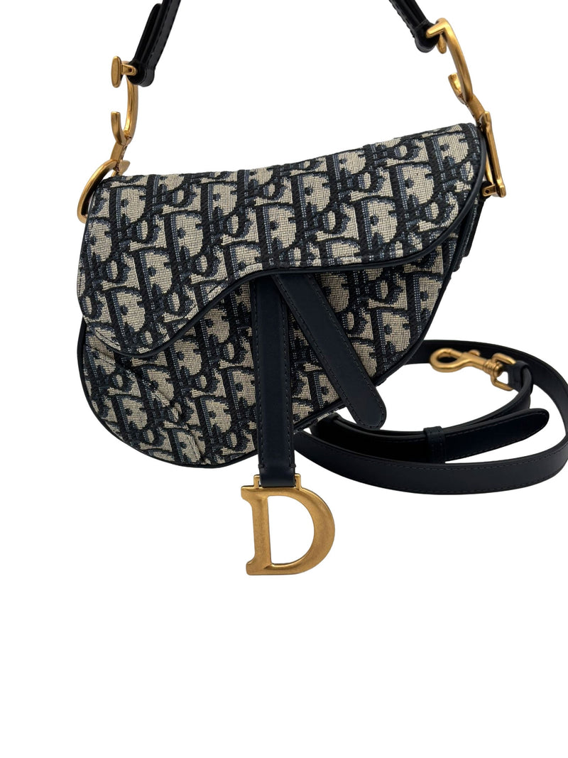 DIOR Mini Saddle Bag Oblique Jacquard