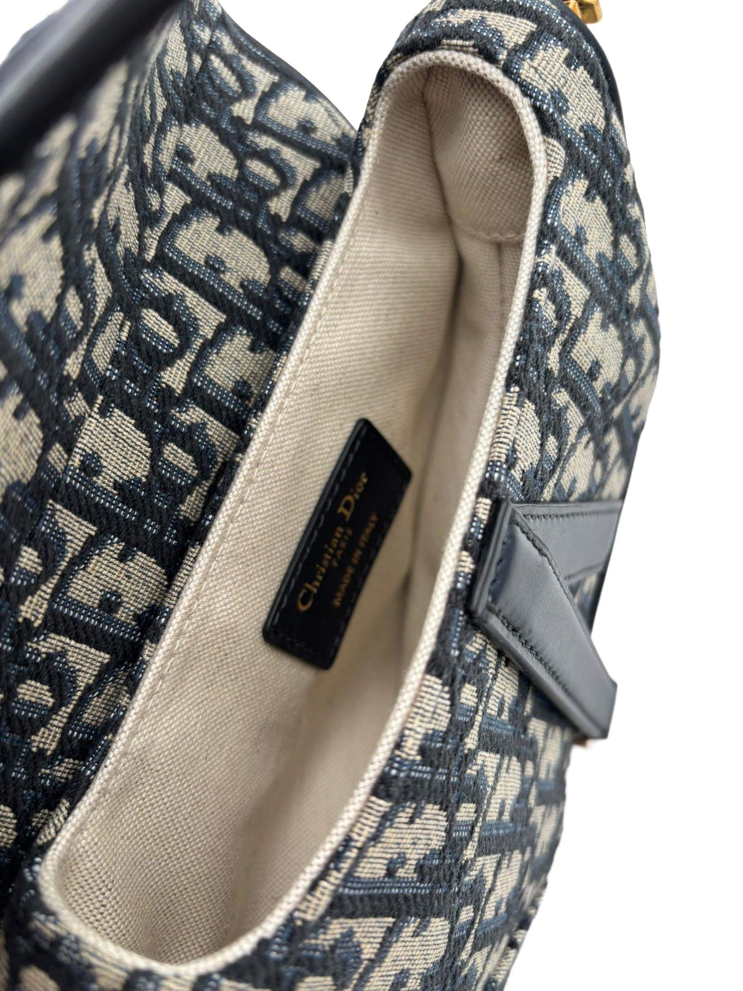 DIOR Mini Saddle Bag Oblique Jacquard