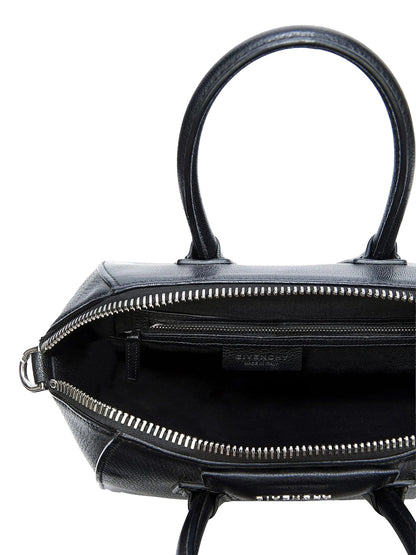 GIVENCHY Small Antigona Bag In Grained Moroccan Leather | Black