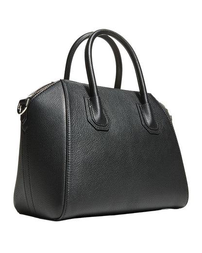 GIVENCHY Small Antigona Bag In Grained Moroccan Leather | Black