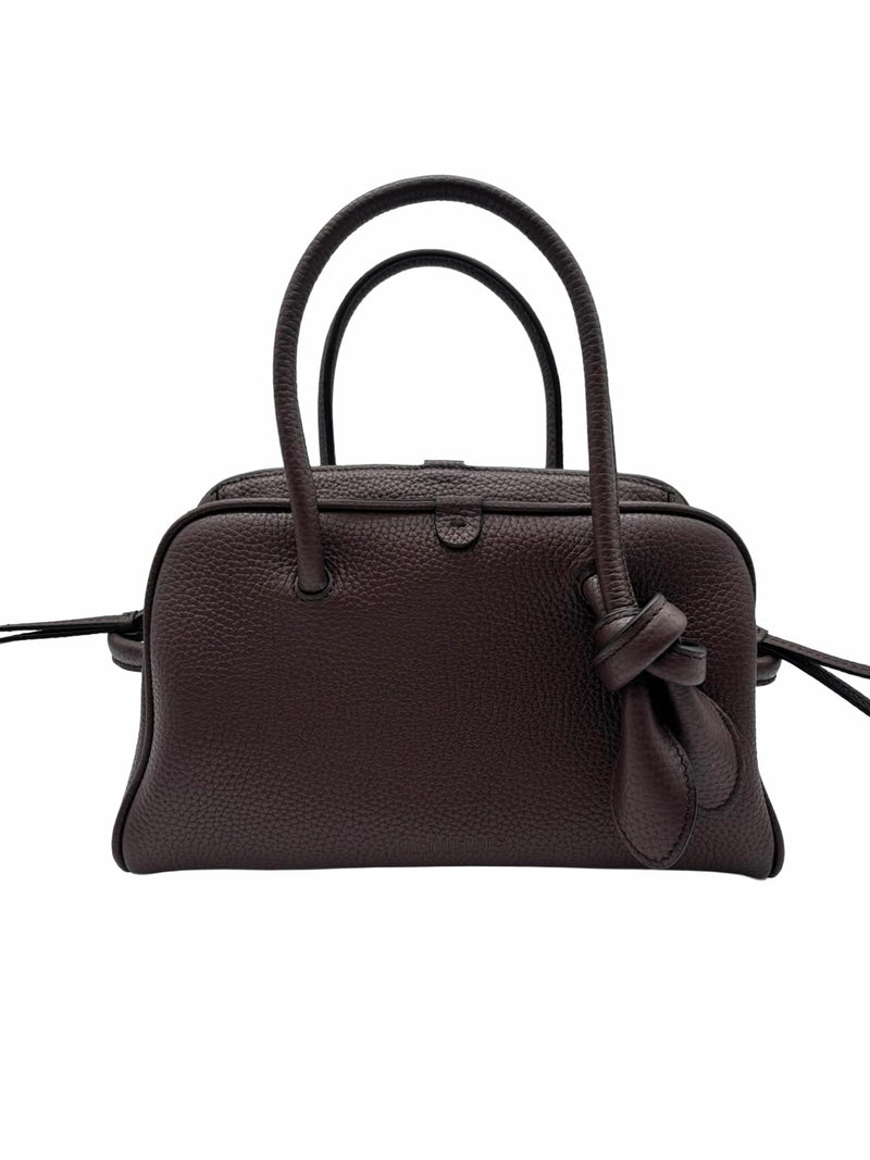 JACQUEMUS Piccolo Turismo Leather Shoulder Bag