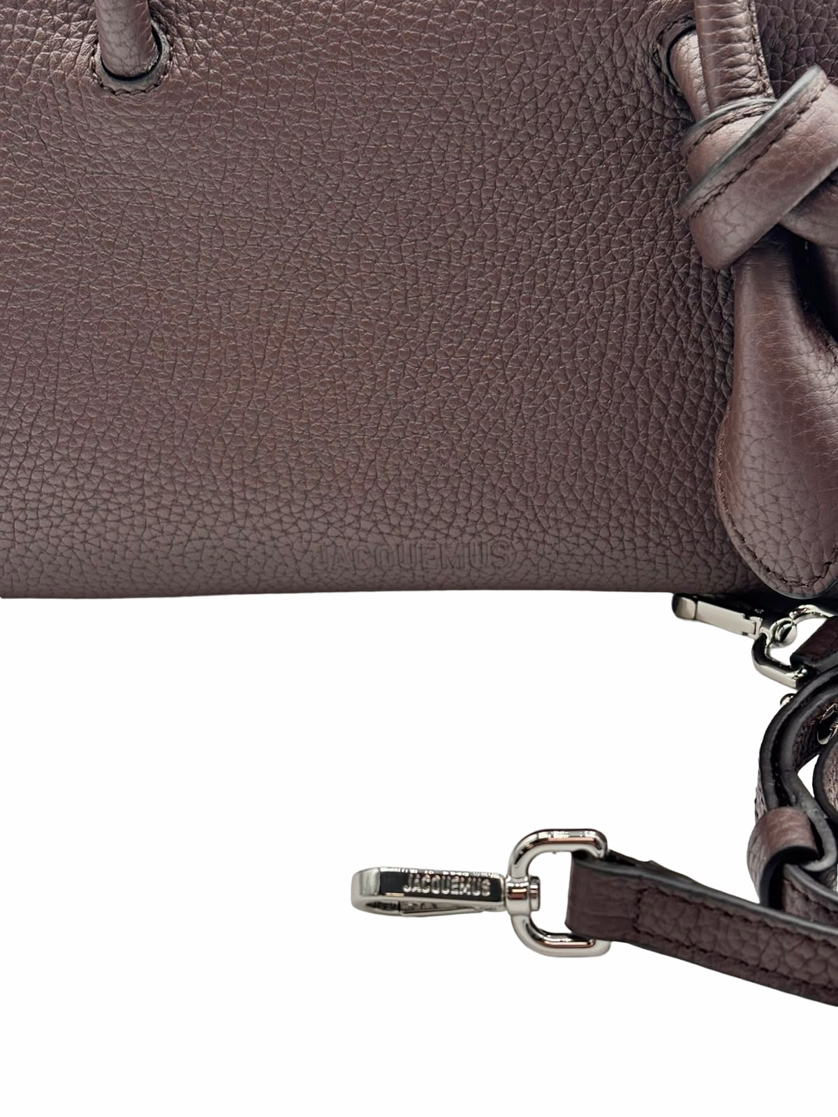 JACQUEMUS Piccolo Turismo Leather Shoulder Bag