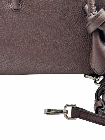 JACQUEMUS Piccolo Turismo Leather Shoulder Bag