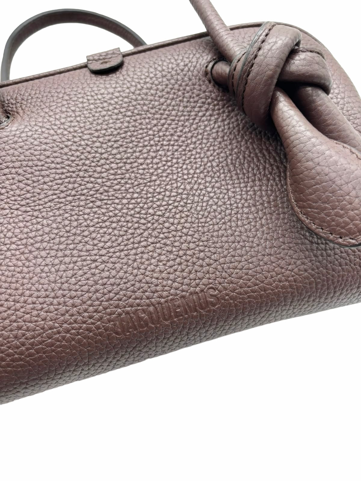 JACQUEMUS Piccolo Turismo Leather Shoulder Bag