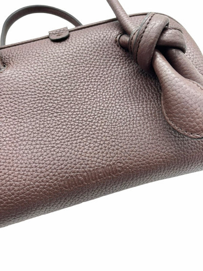 JACQUEMUS Piccolo Turismo Leather Shoulder Bag