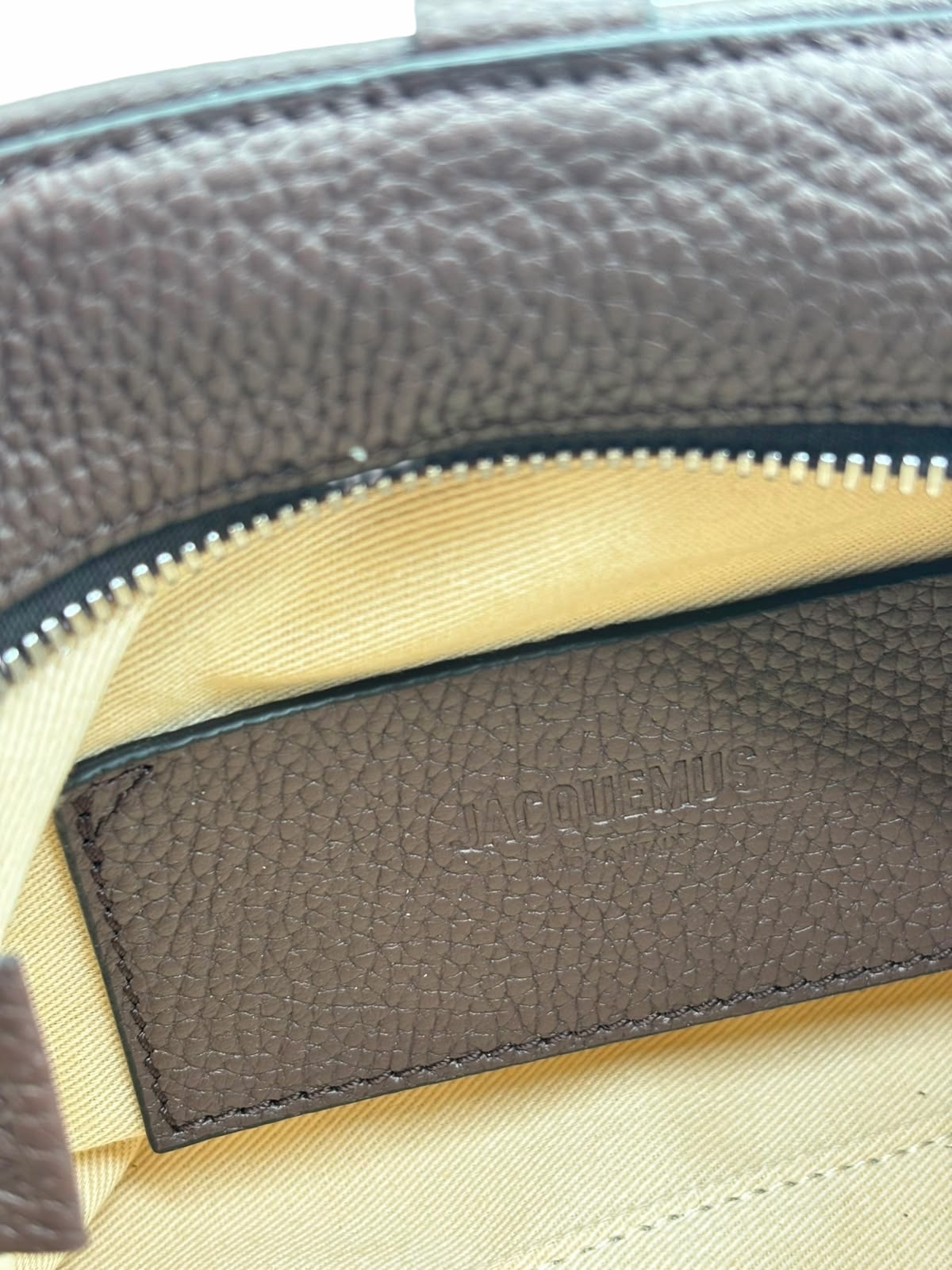 JACQUEMUS Piccolo Turismo Leather Shoulder Bag