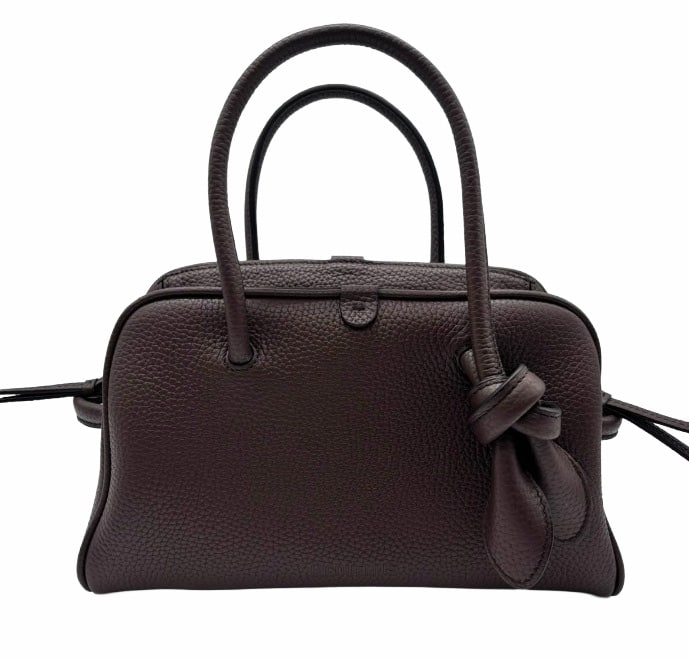 JACQUEMUS Piccolo Turismo Leather Shoulder Bag