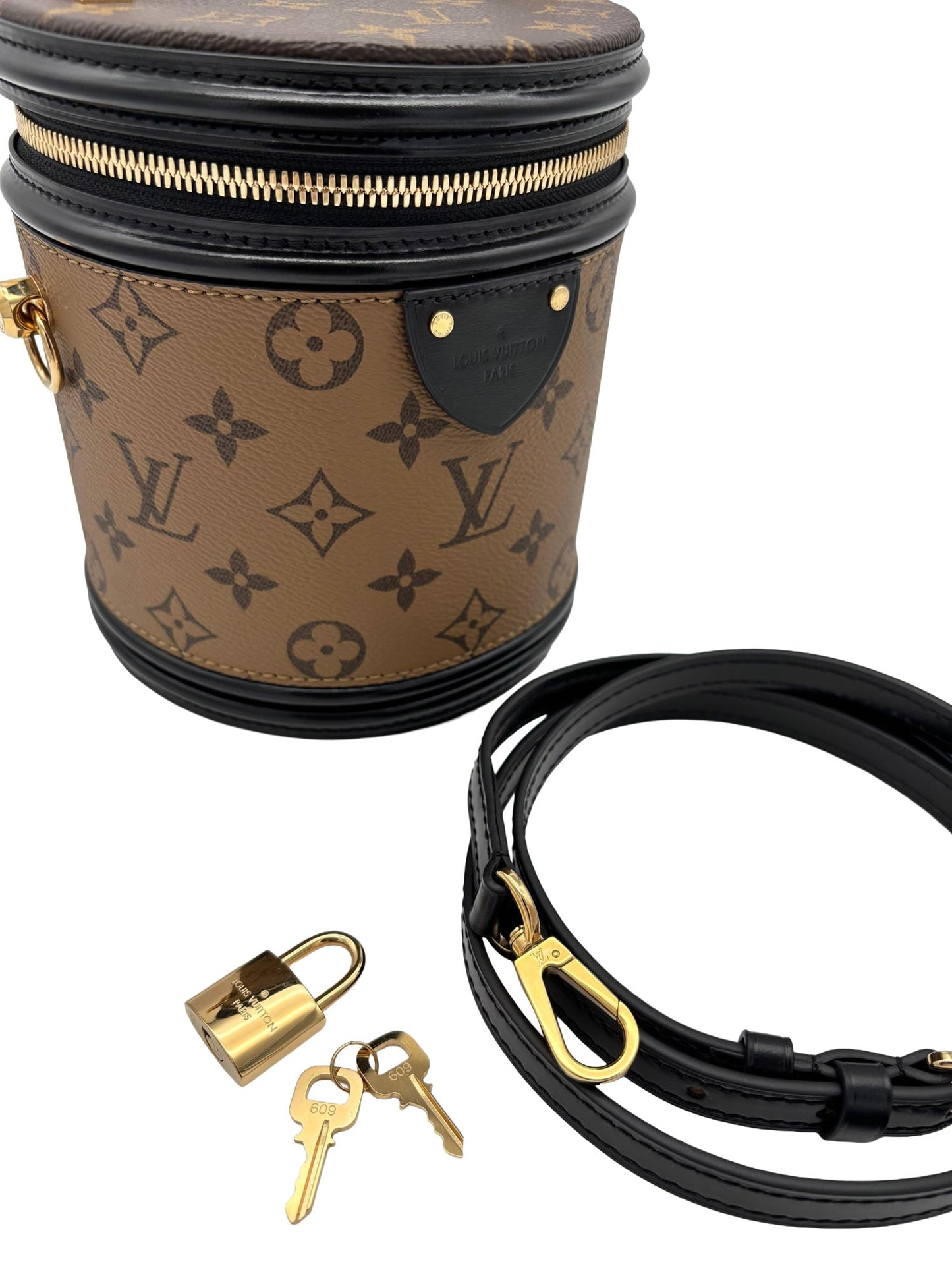 LOUIS VUITTON Cannes Bag In Monogram Reverse Canvas