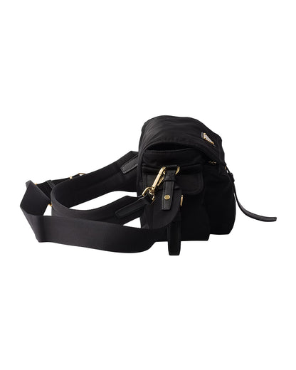 PRADA Medium Explore Re-Nylon Shoulder Bag With Flap | Black