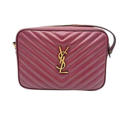 SAINT LAURENT Lou Camera Bag In Quilted Leather