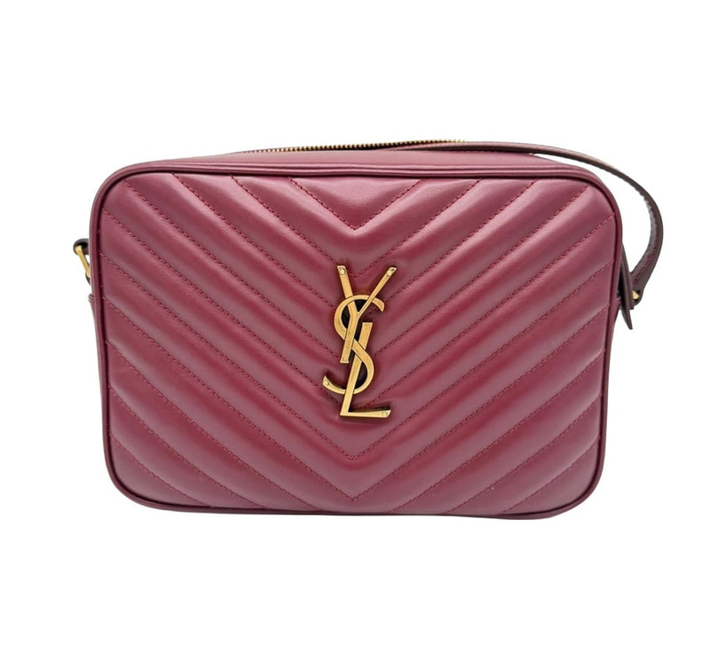 SAINT LAURENT Lou Camera Bag In Quilted Leather