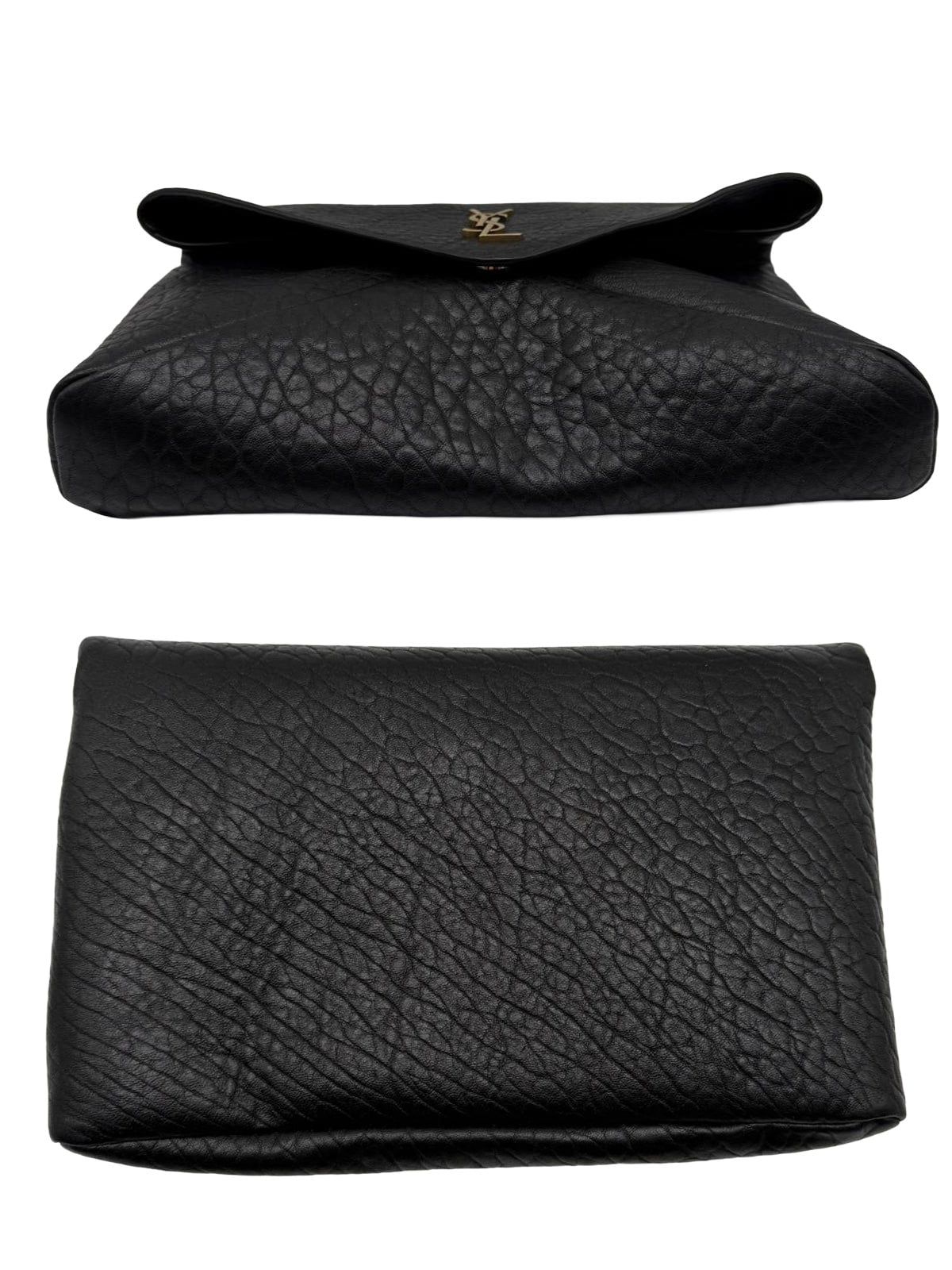 SAINT LAURENT Large Cassandre Envelope Pouch in Lambskin