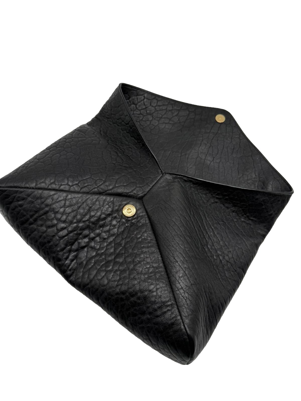 SAINT LAURENT Large Cassandre Envelope Pouch in Lambskin