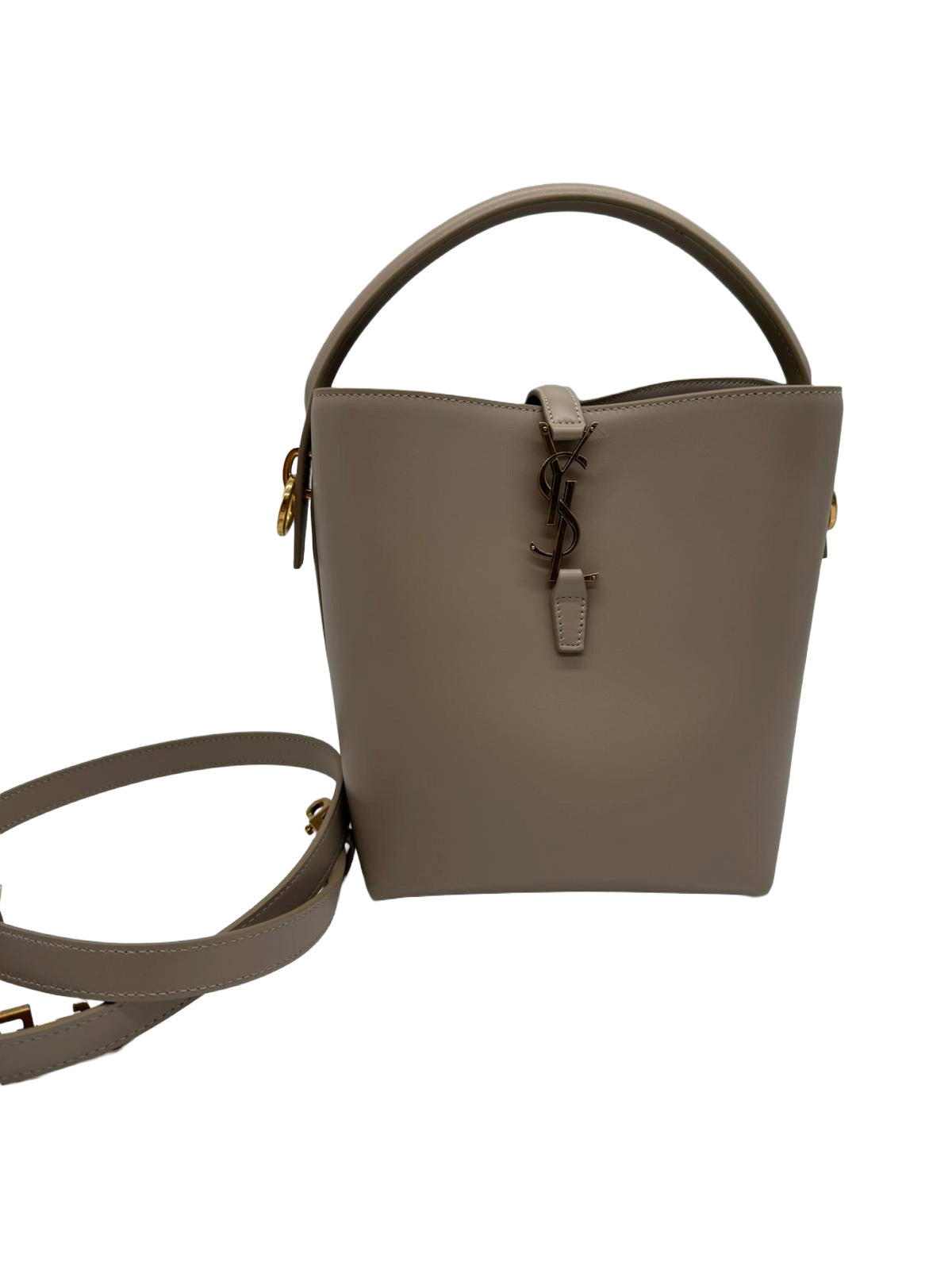 SAINT LAURENT Small Le 37 Bag in Shiny Leather