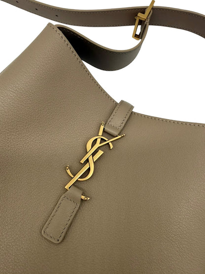 SAINT LAURENT Small Le 5 À 7 Bag in Supple Grained Leather