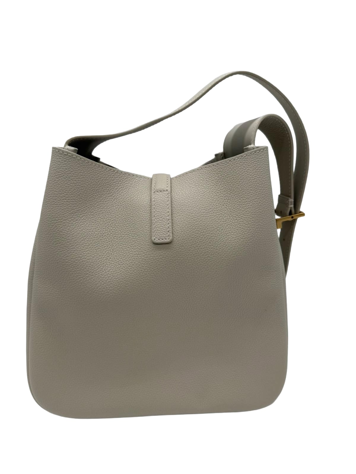 SAINT LAURENT Small Le 5 À 7 Bag in Supple Grained Leather