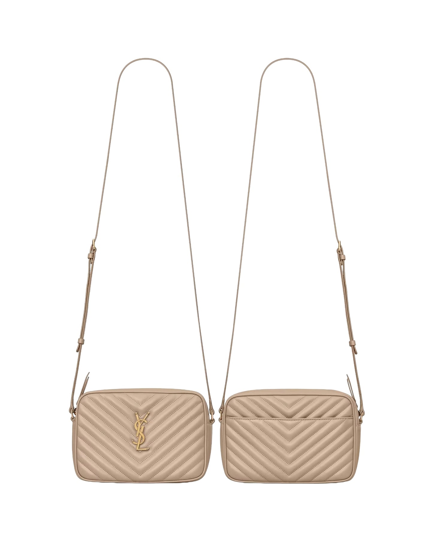 SAINT LAURENT Lou Camera Bag in Quilted Leather