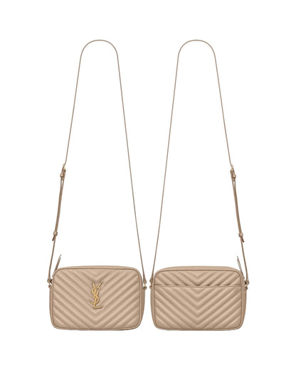 SAINT LAURENT Lou Camera Bag in Quilted Leather