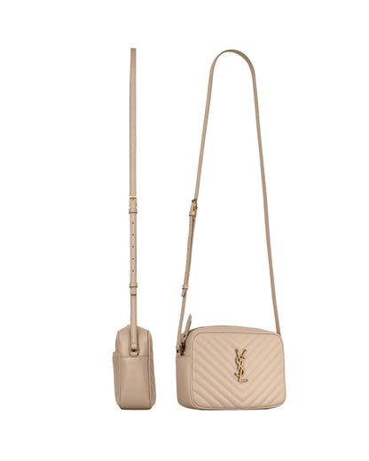 SAINT LAURENT Lou Camera Bag in Quilted Leather
