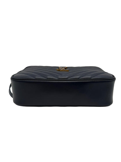 SAINT LAURENT Lou Camera Bag In Quilted Calfskin Leather | Navy