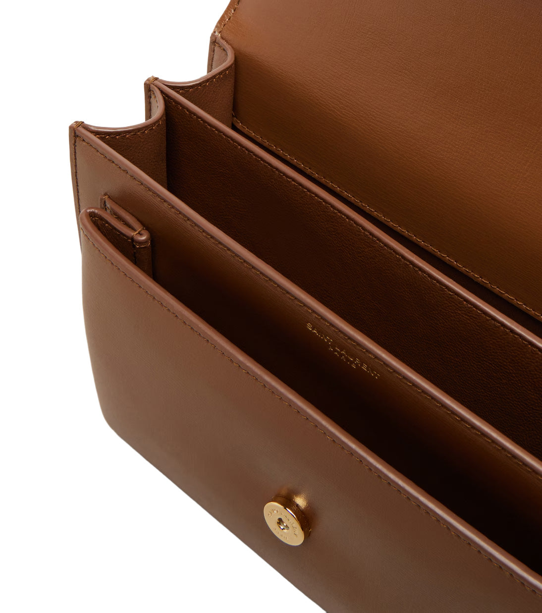 SAINT LAURENT Medium Sunset Bag In Smooth Calfskin Leather | Fox