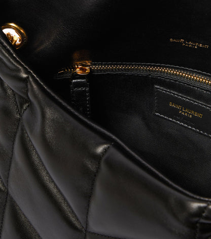 SAINT LAURENT Small Puffer Bag In Nappa Leather | Black