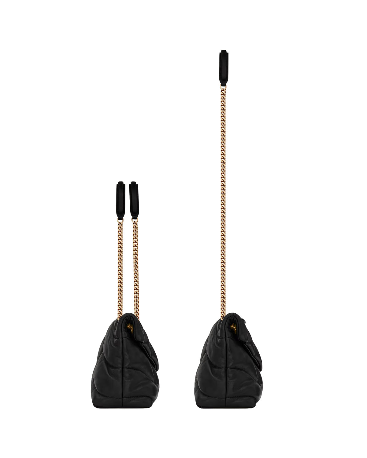 SAINT LAURENT Small Puffer Bag In Nappa Leather | Black