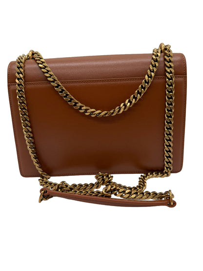 SAINT LAURENT Medium Sunset Bag In Smooth Calfskin Leather | Fox