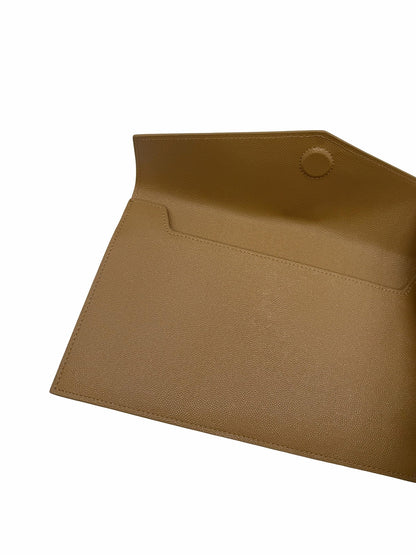 Saint Laurent Uptown Pouch in Grain de Poudre Embossed Leather